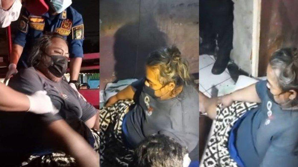 Detik-detik evakuasi Cipto Raharjo pria penderita obesitas berbobot 200 Kg di Pinrang, Tangerang.