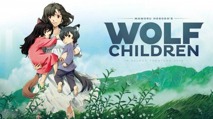 Film anime Wolf Children.