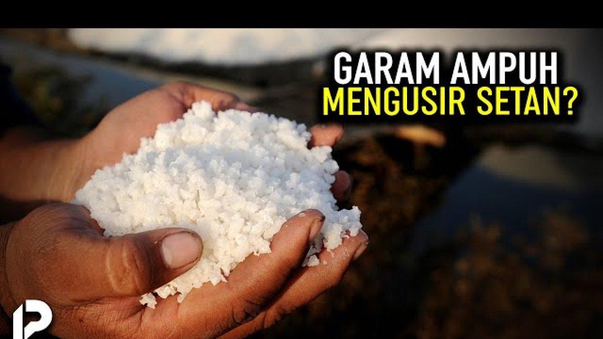 ilustrasi garam penangkal jin dan setan