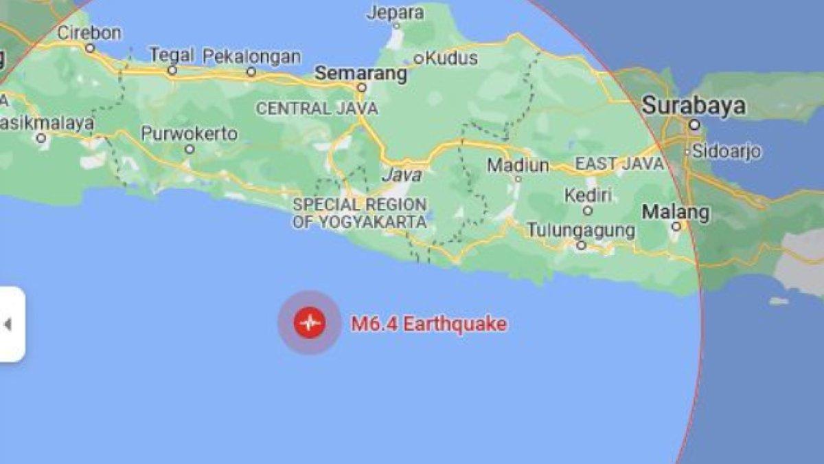 Gempa terjadi dengan kekuatan Magnitudo 6,4 di Bantul, Yogyakarta.