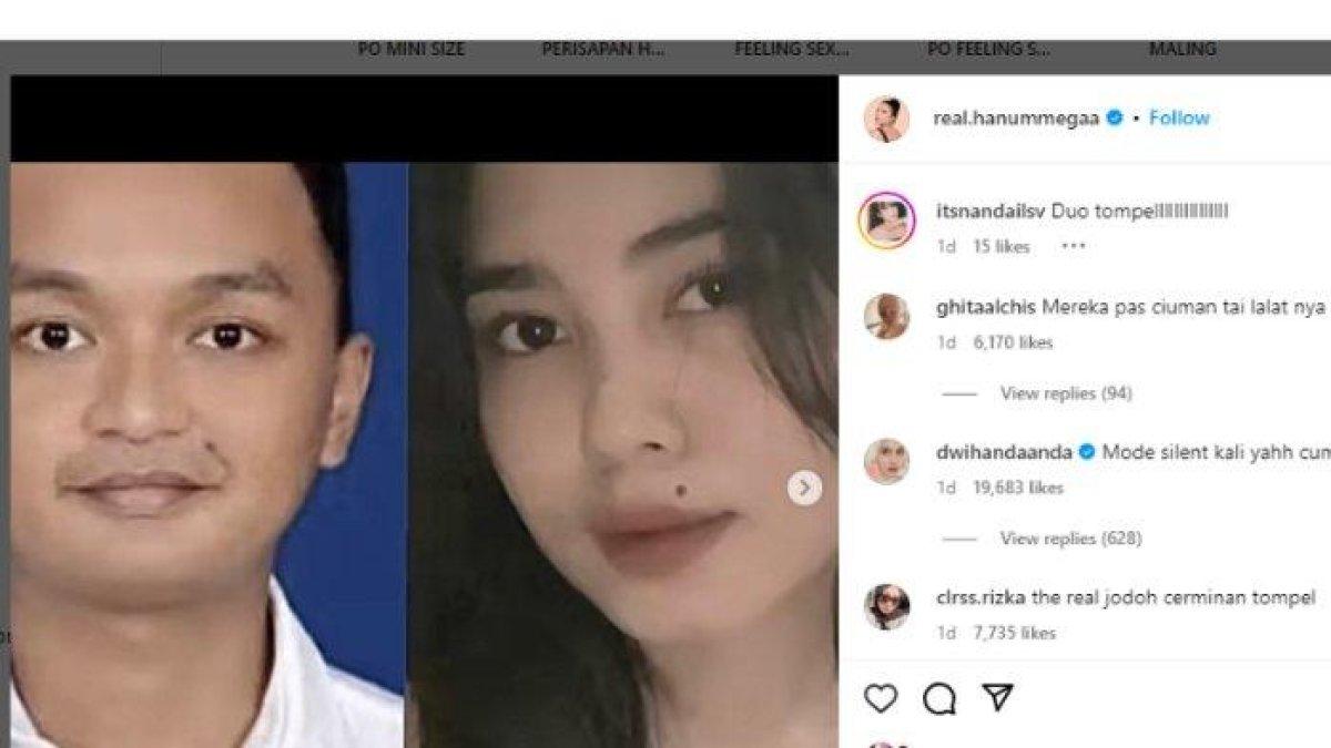 Hanum Mega unggah foto dugaan wanita selingkuhan suaminya 