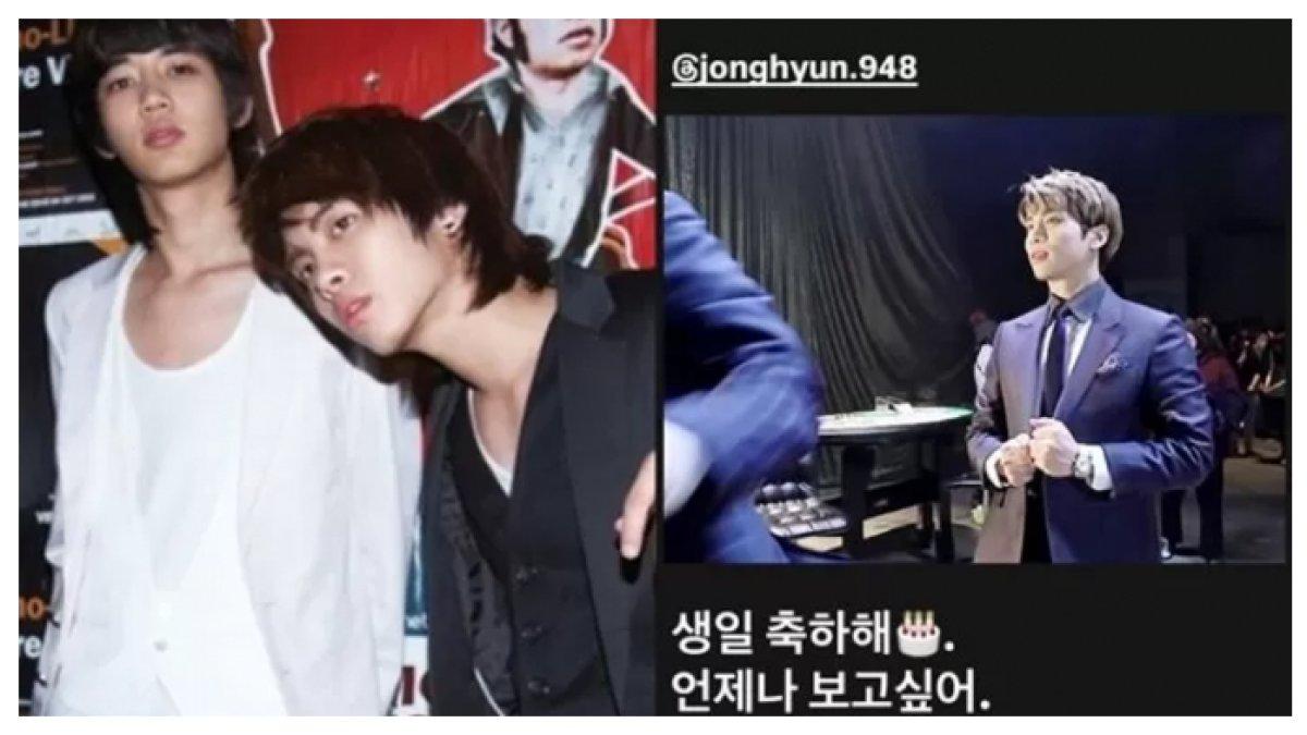MINHO SHINEE UCAPKAN SELAMAT ULANG TAHUN UNTUK MENDING JONGHYUN - Minho SHINee kenang Jonghyun di hari ulang tahunnya dengan pesan haru: