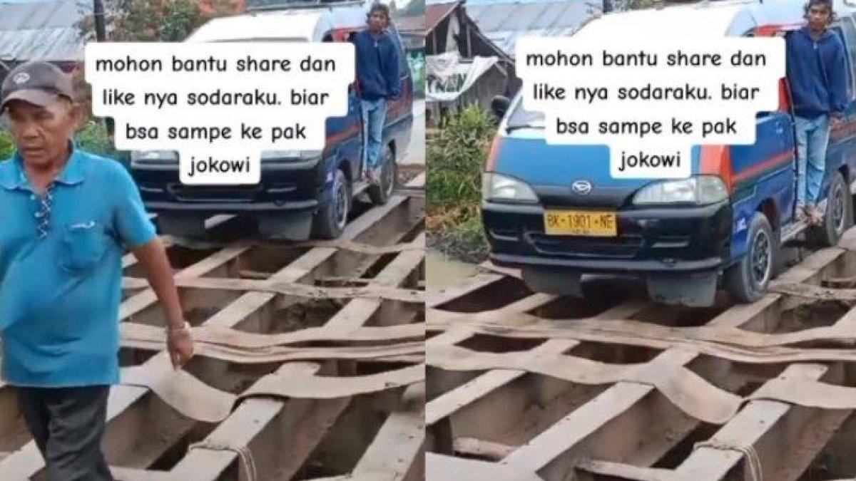 Hubungkan dua desa sekaligus