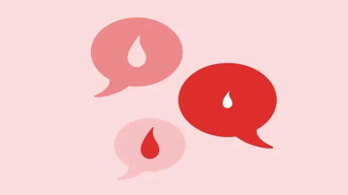 Umumnya darah haid berwarna merah terang pada awal masa menstruasi dan lalu berangsur lebih gelap saat semakin berkurang.