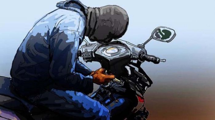 Ilustrasi Pencurian Motor
