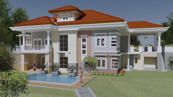 Ilustrasi - Ning berhasil membangun rumah untuk Lan
