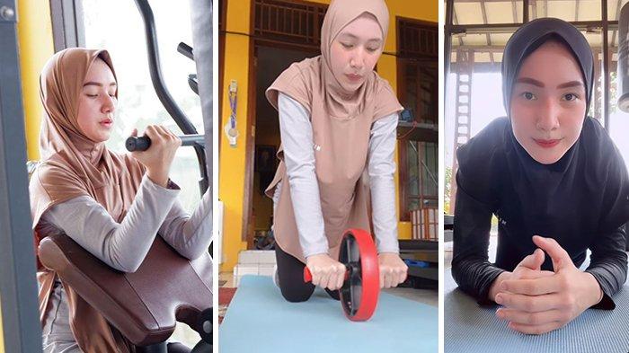 Indri Giana sibuk berolahraga dan menjaga kesehatan.