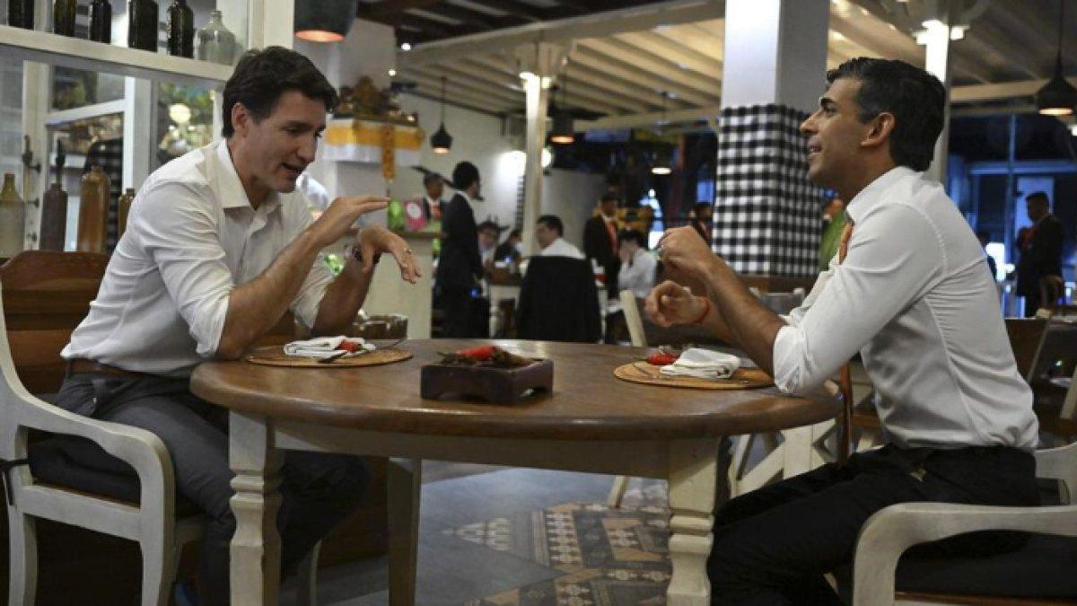 Justin Trudeau & Rishi Sunak nongkrong di Bali