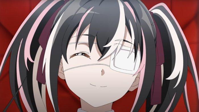 Karakter Yiu Saikawa dalam anime The Detective is Already Dead.