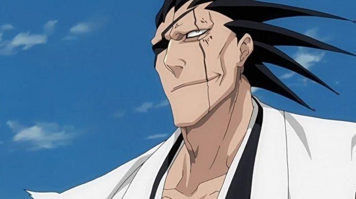 Kenpachi Zaraki, nama karakter anime Bleach.