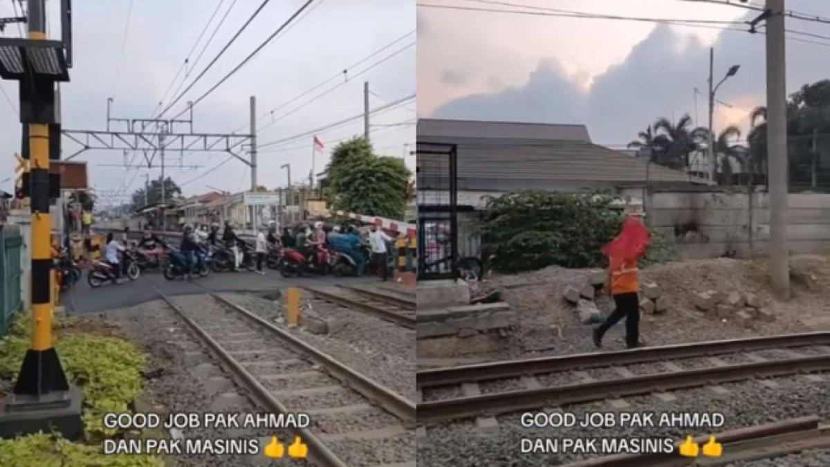 kerumunan yang didominasi