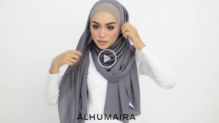 Cara Mudah Gunakan Khimar Pashmina dengan Model Terkini, Cocok Untuk