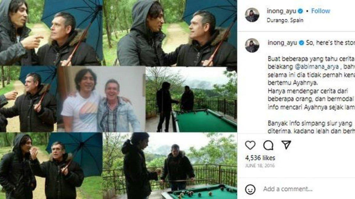 Kisah Abimana Arya bertemu denga ayah kandungnya.