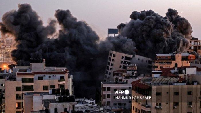 Ilustrasi serangan Israel ke Gaza, Palestina