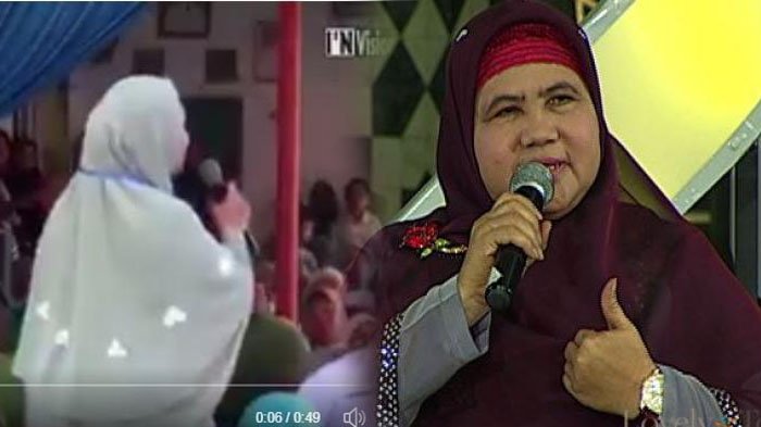 Mamah Dedeh tak suka minum air putih.