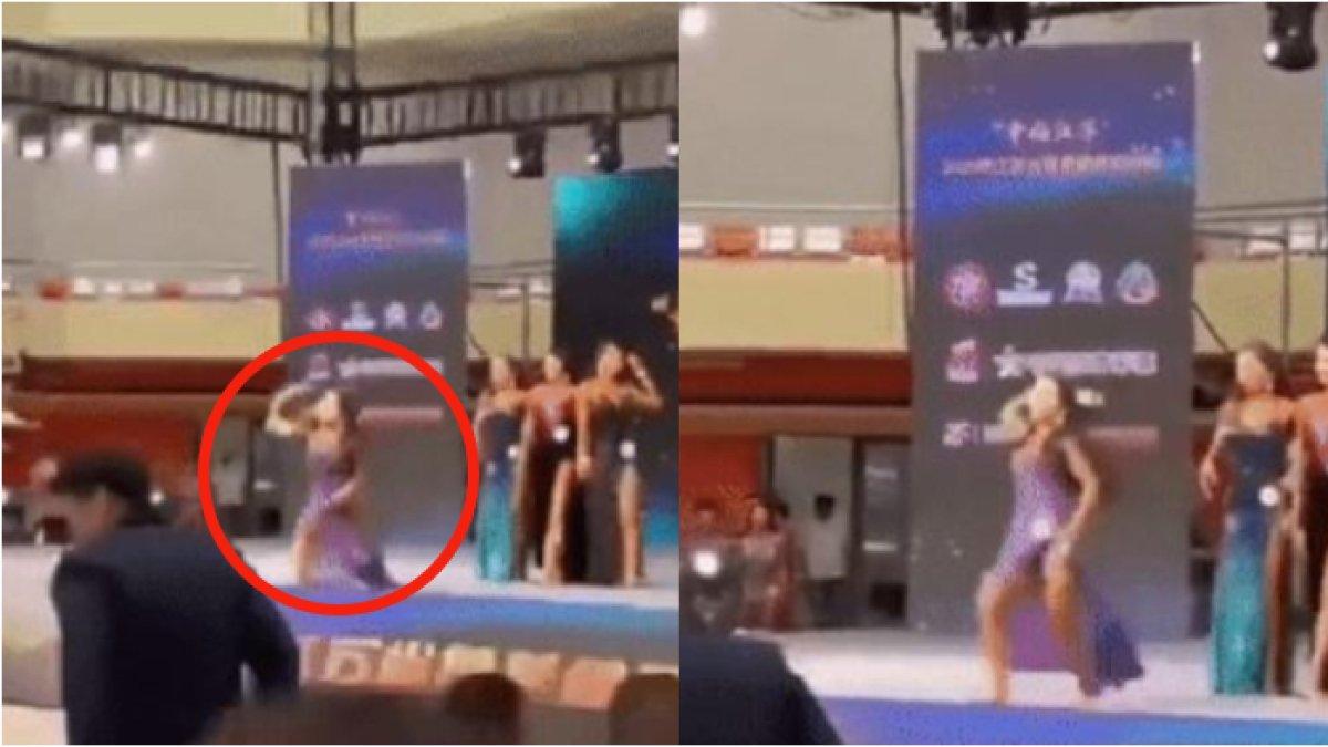 Marah tak lolos babak berikutnya, kontestan lempar sepatu ke arah juri