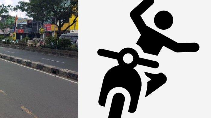 Kecelakaan motor di Surabaya.
