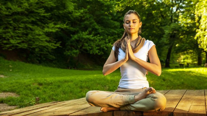 Ilustrasi meditasi.