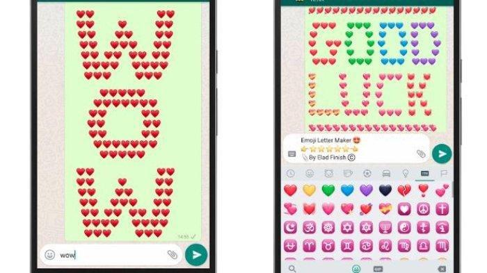 Cara membentuk emoji menjadi sebuah gambar.