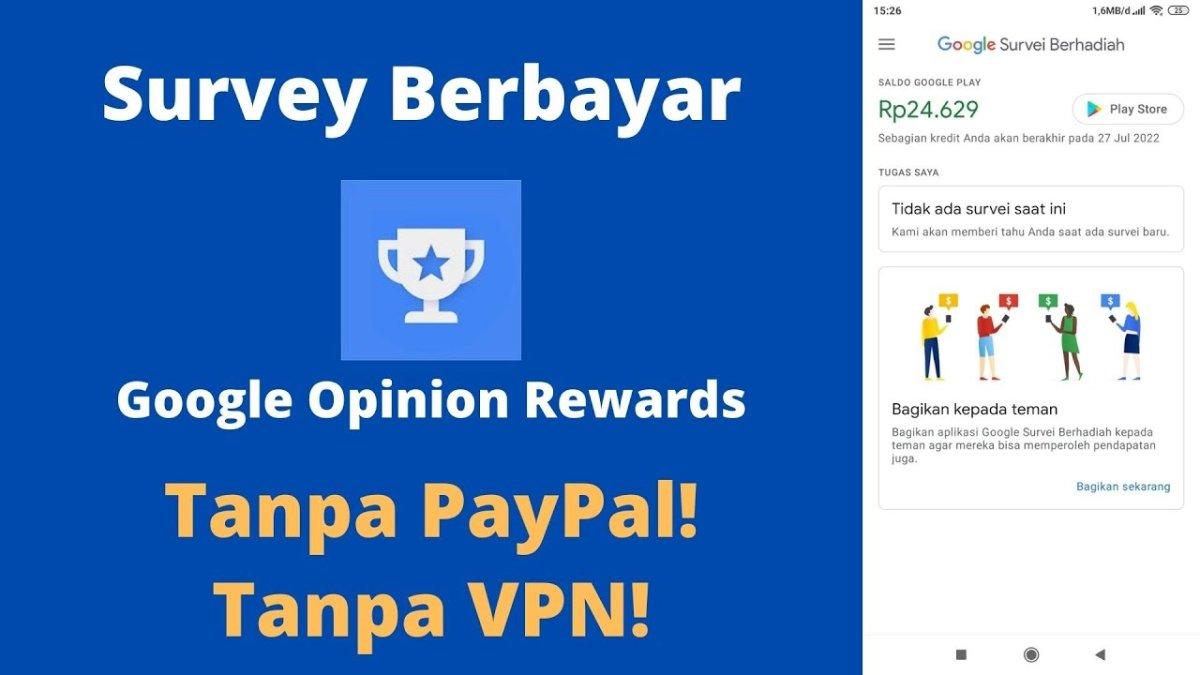 cara mendapatkan tambahan uang bisa dengan cara mengikuti survey berbayar