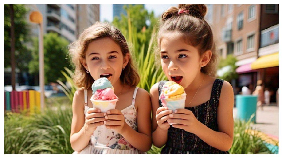 ES KIRIM - Es krim di pagi hari yang Manis, segar, dan bikin mood happy.