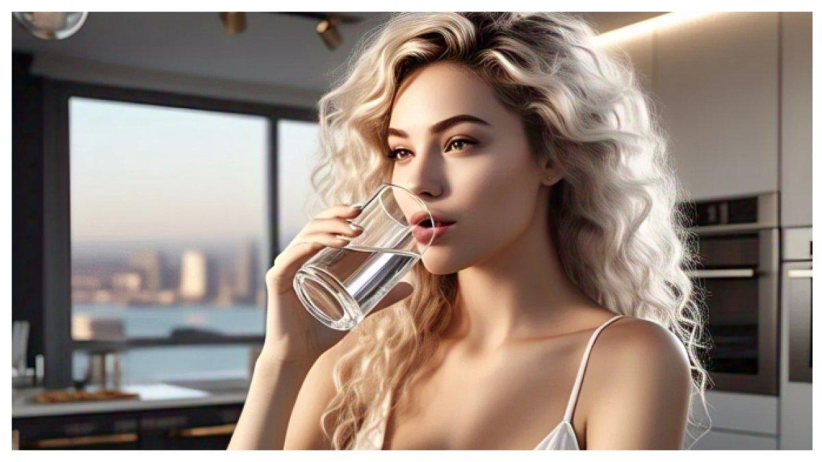 MINUM AIR PUTIH - Kurang air dapat menyebabkan dehidrasi, sembelit, masalah kulit, kelelahan, dan penurunan konsentrasi.