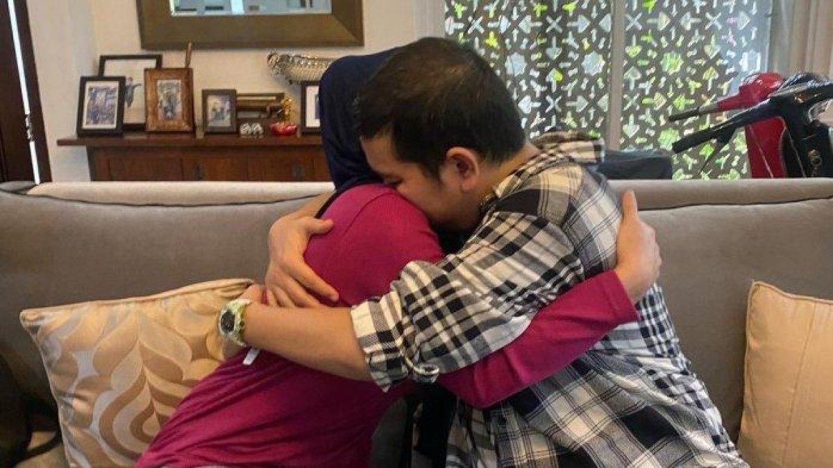 Momen pertemuan Indra Bekti dan Aldila Jelita.