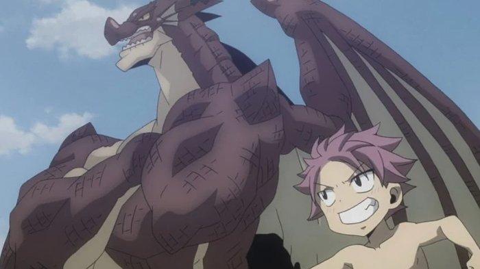 Natsu dalam anime Fairy Tail.