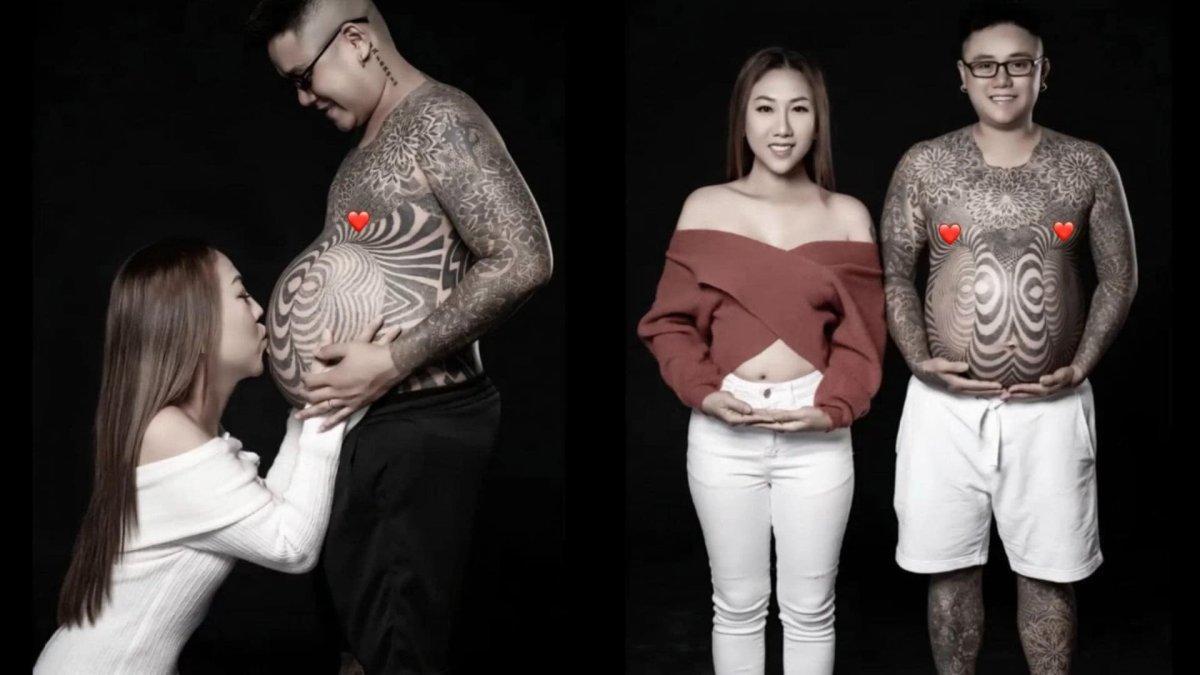 Ngo Minh Dan dan Ngoc Tran menantikan kelahiran anak pertama mereka