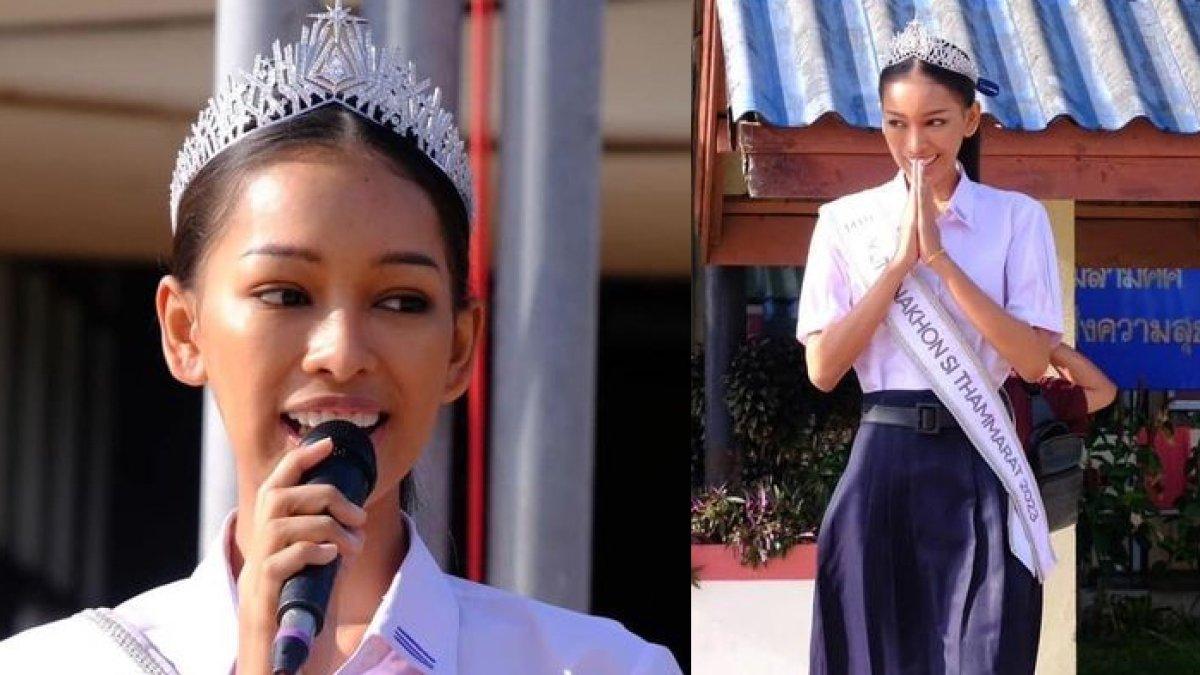 Nong Nam Ing Suthida,gadis 18 pemenang kontes kecantikan.
