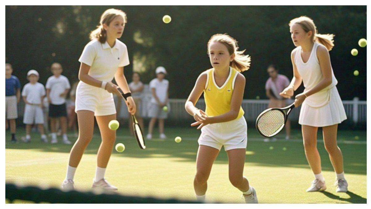 TENIS LAPANGAN - Olahraga bukan hanya tentang kebugaran, tapi juga tentang kebahagiaan. Bergerak lebih banyak, tersenyum lebih lebar