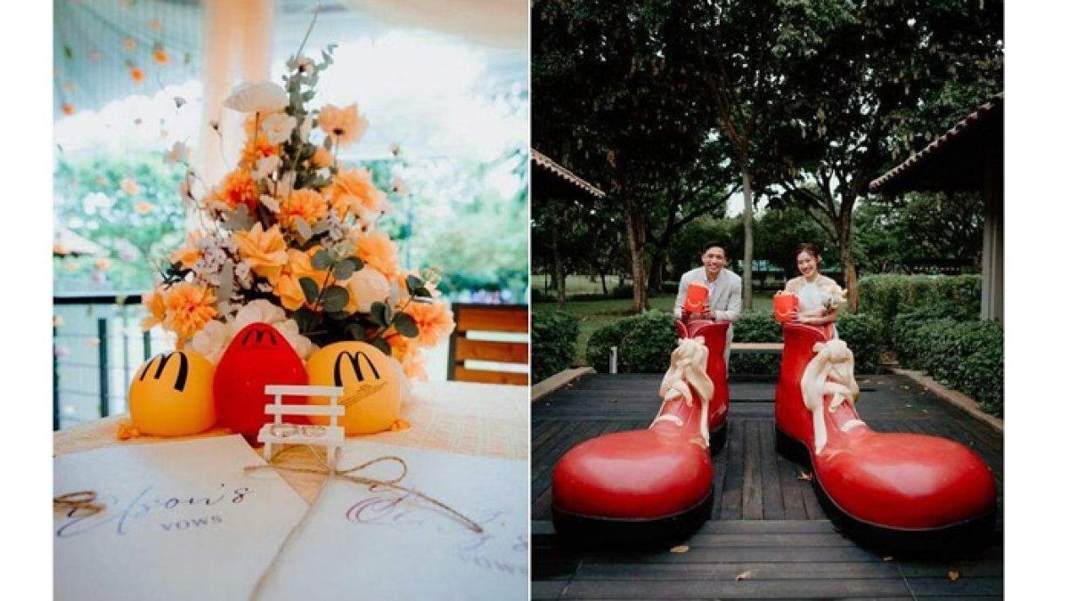 Pasangan lakukan pernikahan di McDonald's, alasan dan biaya jadi perbincangan.