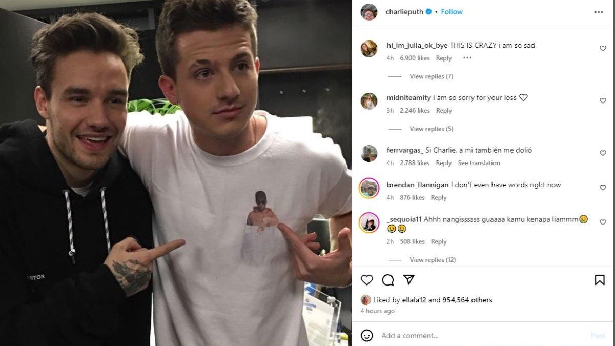 penyanyi Charlie Puth yang tak percaya atas tewasnya Liam Payne.