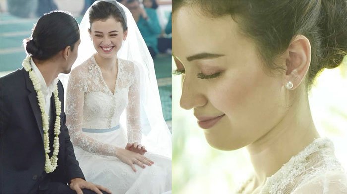 Pernikahan Edward Akbar dan Kimberly Ryder yang digelar sederhana di Masjid.