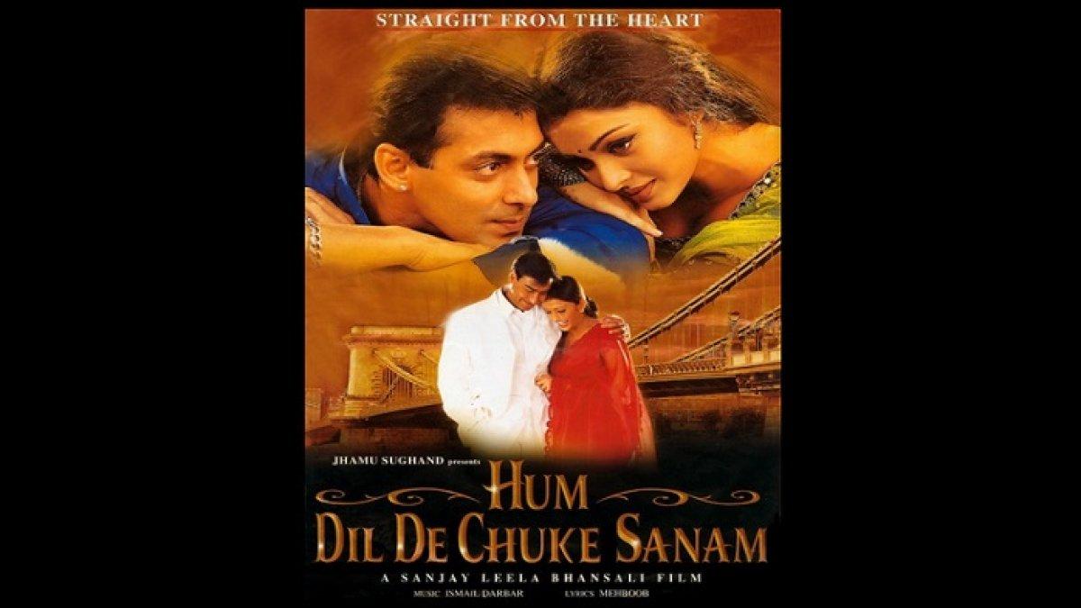 Poster film India berjudul Hum Dil De Chuke Sanam tahun 1999.