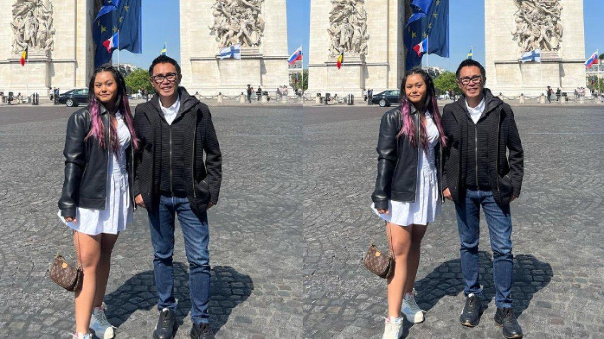 Eko Patrio bersama putrinya, Nayla.