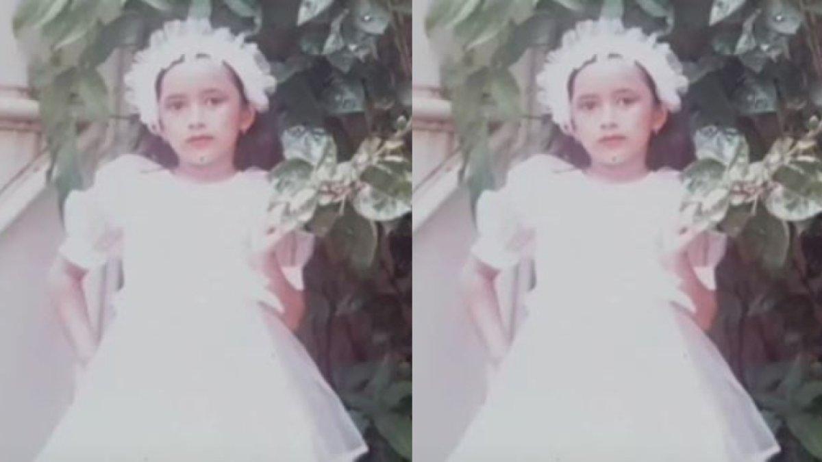 Potret Widi Mulia semasa kecil