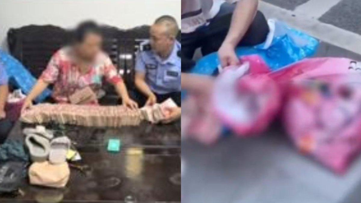 Secara total, lelaki tua itu membawa 600.000 yuan (hampir 2 miliar VND.