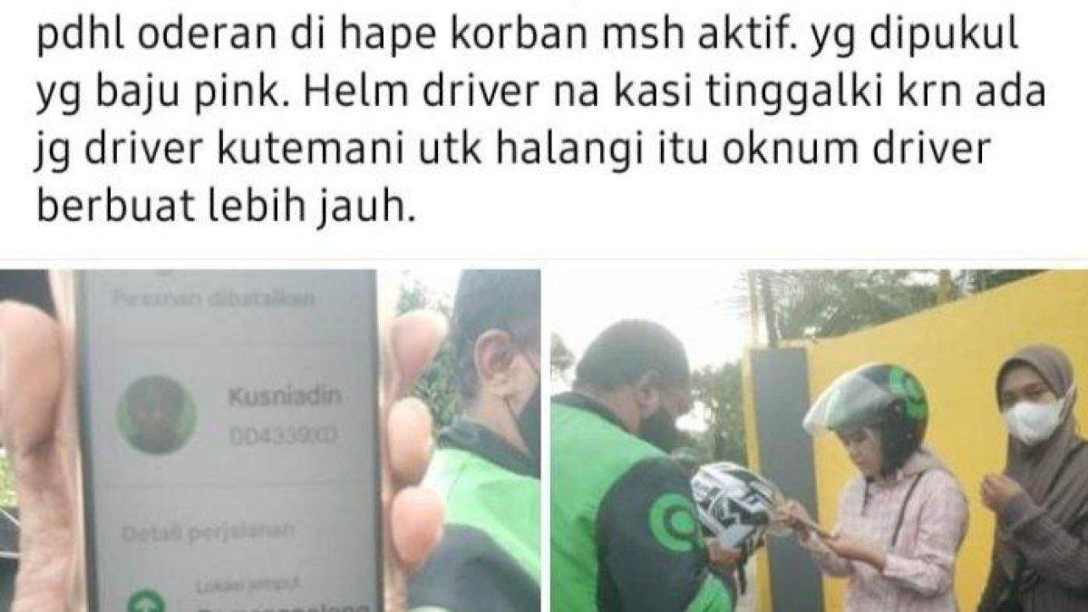 Seorang mahasiswi diduga dianiaya oleh oknum Ojek Online (Ojol) di Samata, Kecamatan Somba Opu, Kabupaten Gowa, Sulawesi Selatan (Sulsel). Dugaan penganiayaan ini pun viral di medsos, Jumat (21/7/2023).