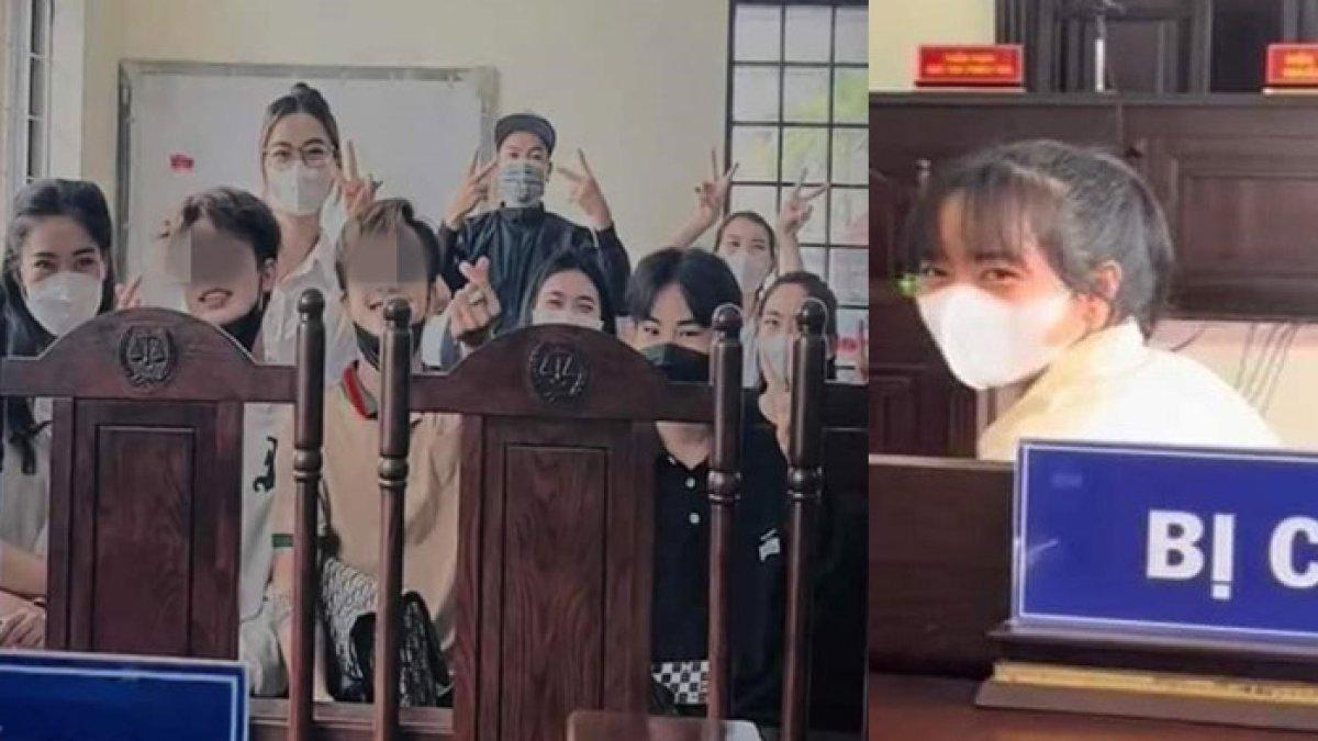 Seorang wanita, C, merayakan perceraiannya dengan teman-temannya.