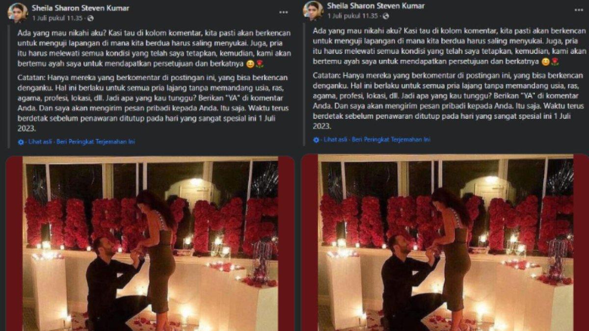 Sheila Sharon mencari pasangan yang serius