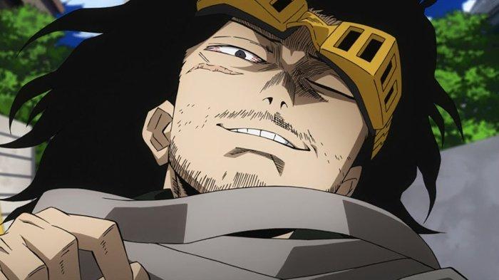 Shota Aizawa, nama karakter guru anime My Hero Academia.