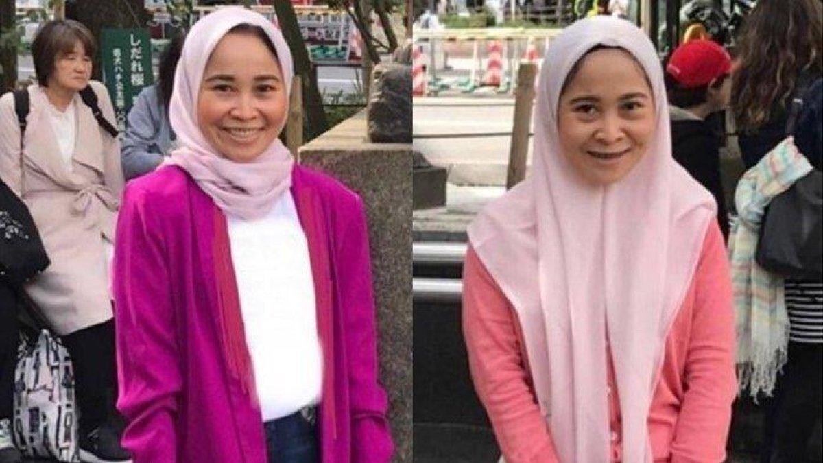 Si kembar Rihana Rihani pelaku penipuan PO iPhone senilai Rp35 miliar.