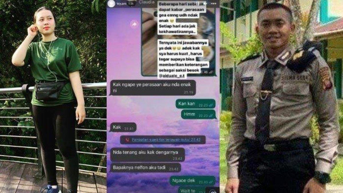 Sosok Claudia Tesa Kekasih Bripda Frisco