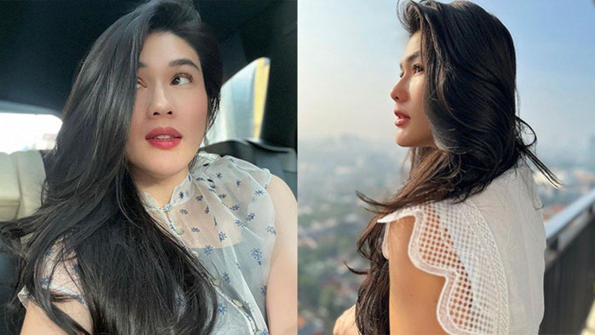 Stevi Agnecya lepas hijab