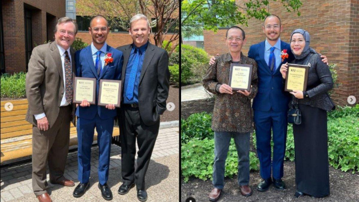 Surya Sahetapy juga diketahui berhasil mendapatkan tiga penghargaan sekaligus