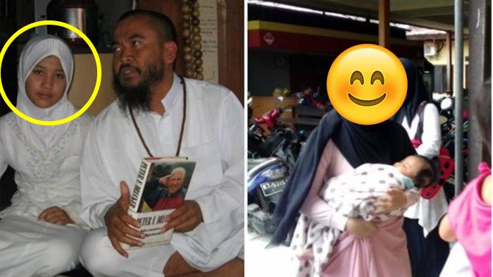 Syekh Puji dan Istrinya Lutfiana Ulfa