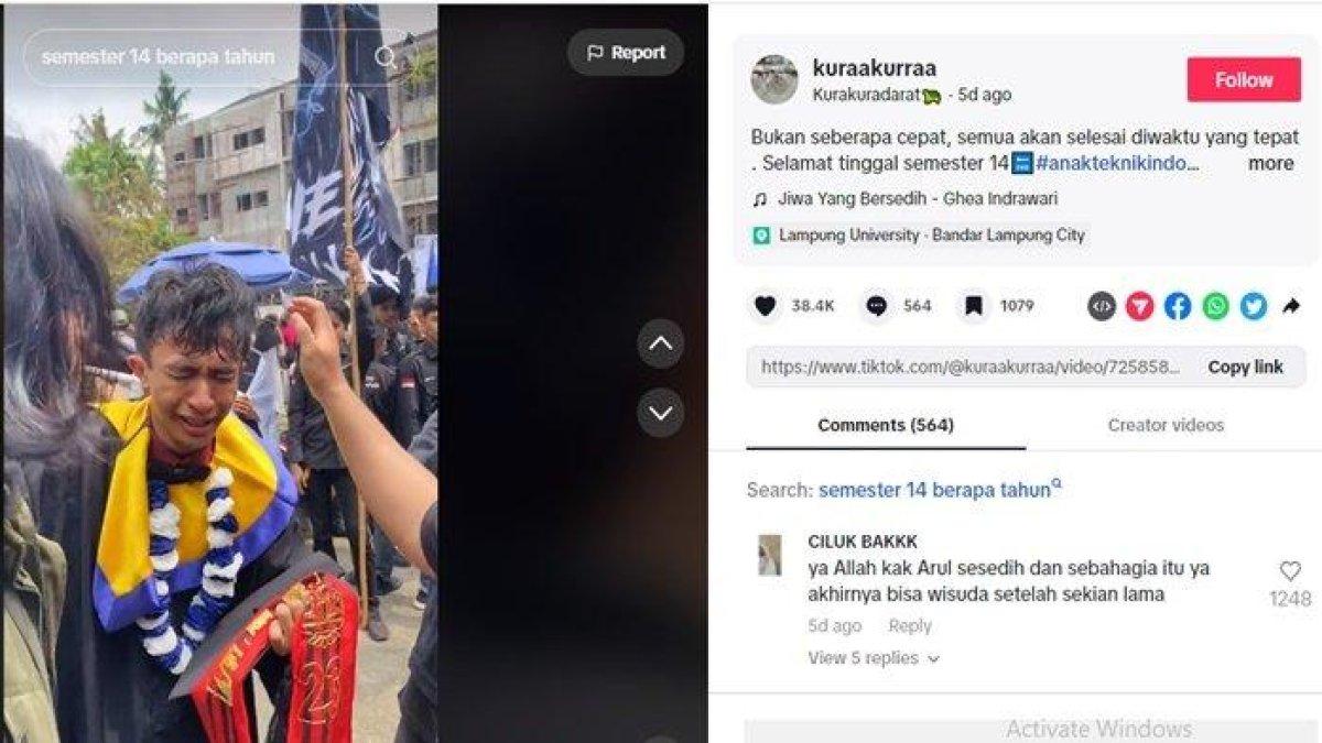 Tak lagi jadi mahasiswa abadi