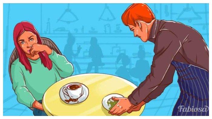 Tes IQ: Wanita tersebut nampak jengkel dan meminta pelayan untuk mengganti pesanannya. Dapatkah kamu mencari tahu alasan wanita itu meminta untuk mengganti pesanannya?
