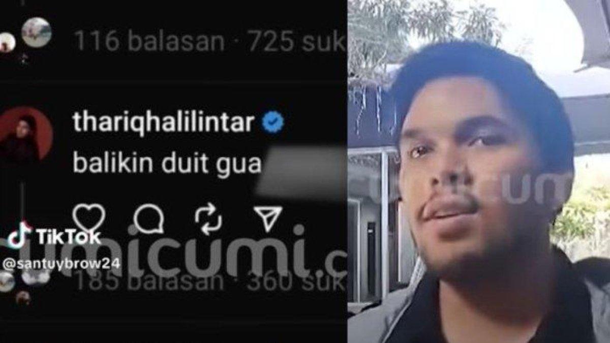 Thariq Halilintar mengungkapkan kekesalannya di medsos terkait sosok yang utang padanya.